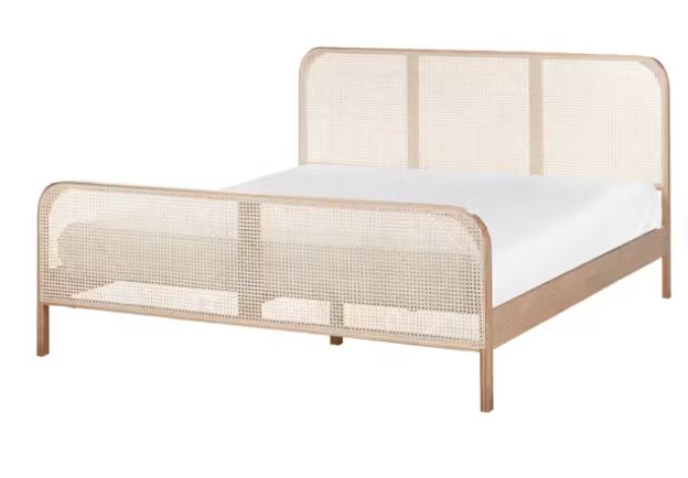 Bett Gonfaron mit Wiener Geflecht, 180 cm