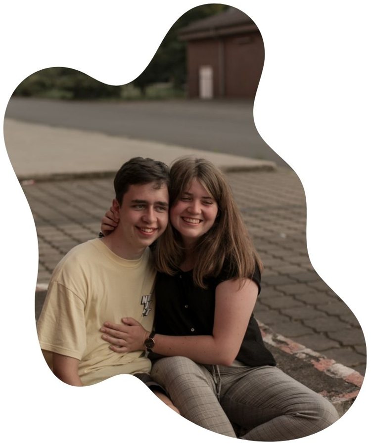 Erstes Shooting mit Marie und Lukas, 2020